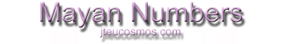 Mayan Numbers JTEUcosmos